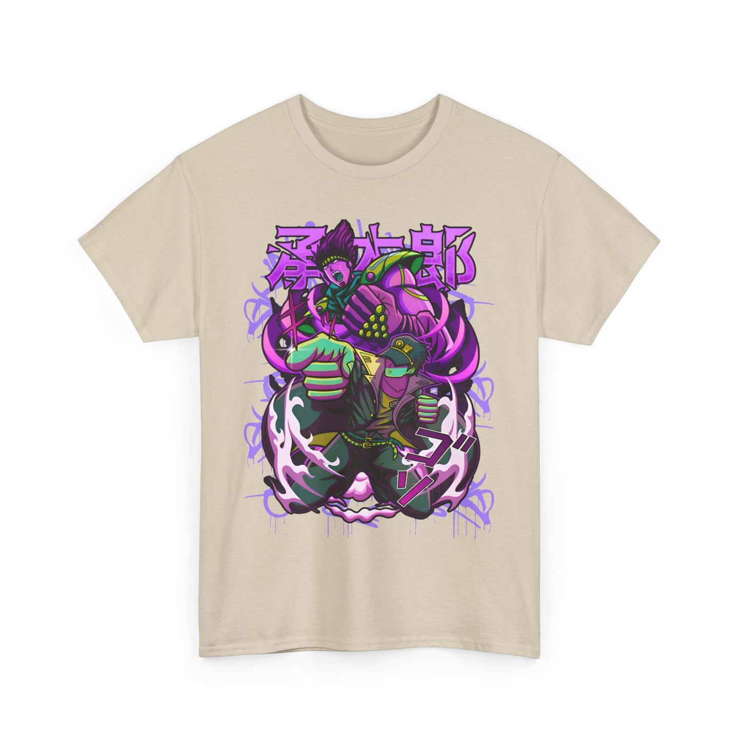 JoJo’s Bizarre Adventure T-Shirt – 100% Cotton Anime Tee for JoJo Fans