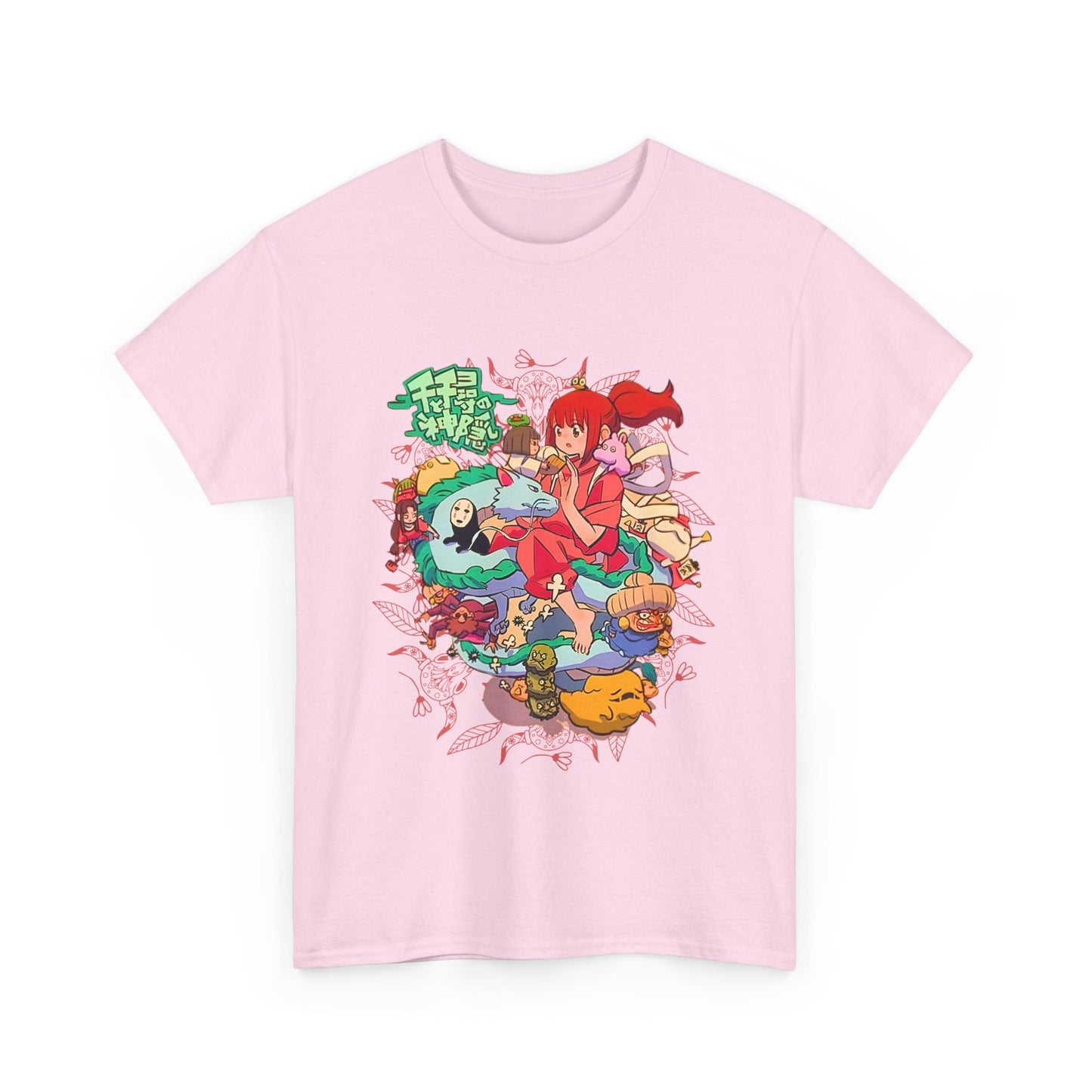 Spirited Away Characters Collage T-Shirt – 100% Cotton Studio Ghibli Anime Tee