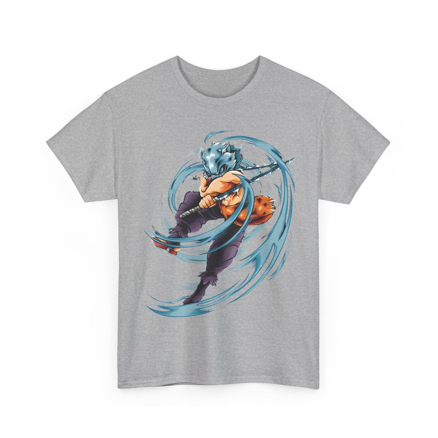 Inosuke Hashibira T-Shirt – Demon Slayer 100% Cotton Anime Tee for Fans