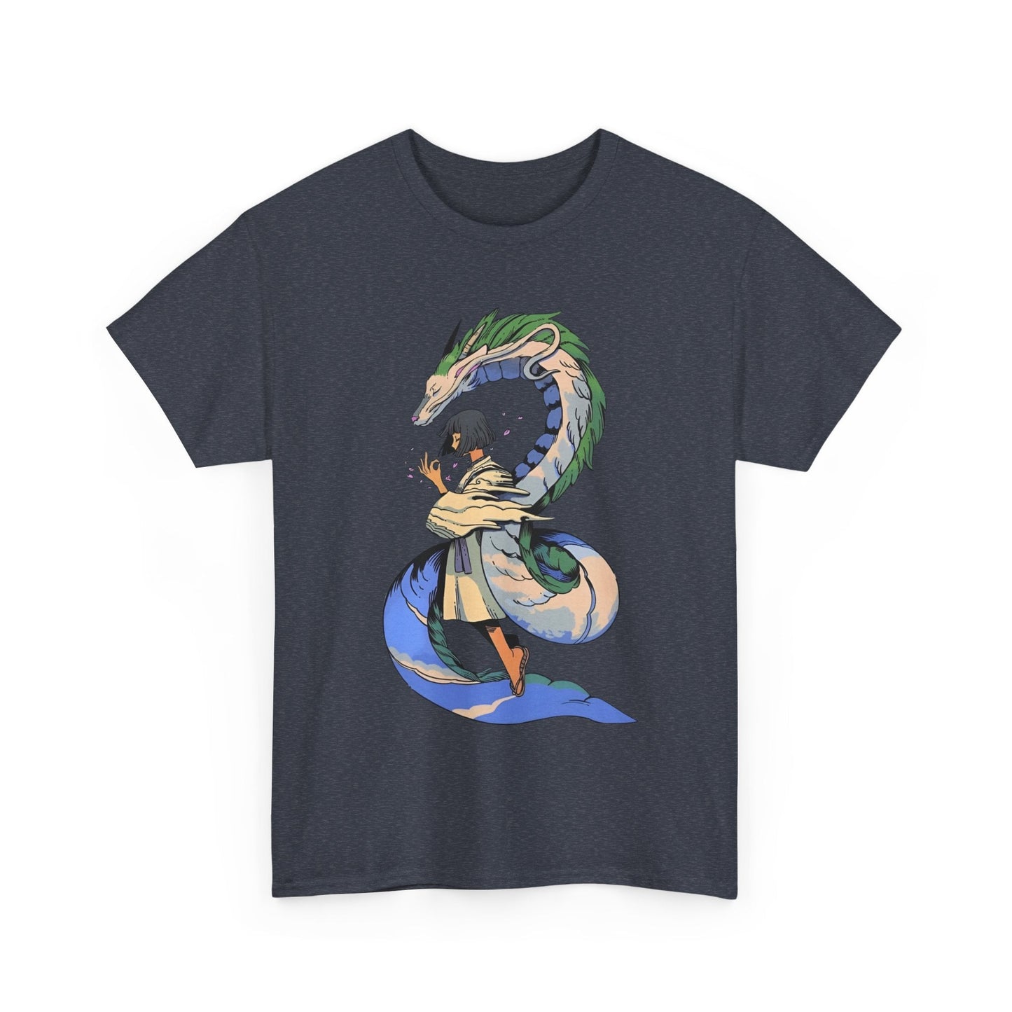 Haku Spirited Away T-Shirt – 100% Cotton Anime Tee for Studio Ghibli Fans