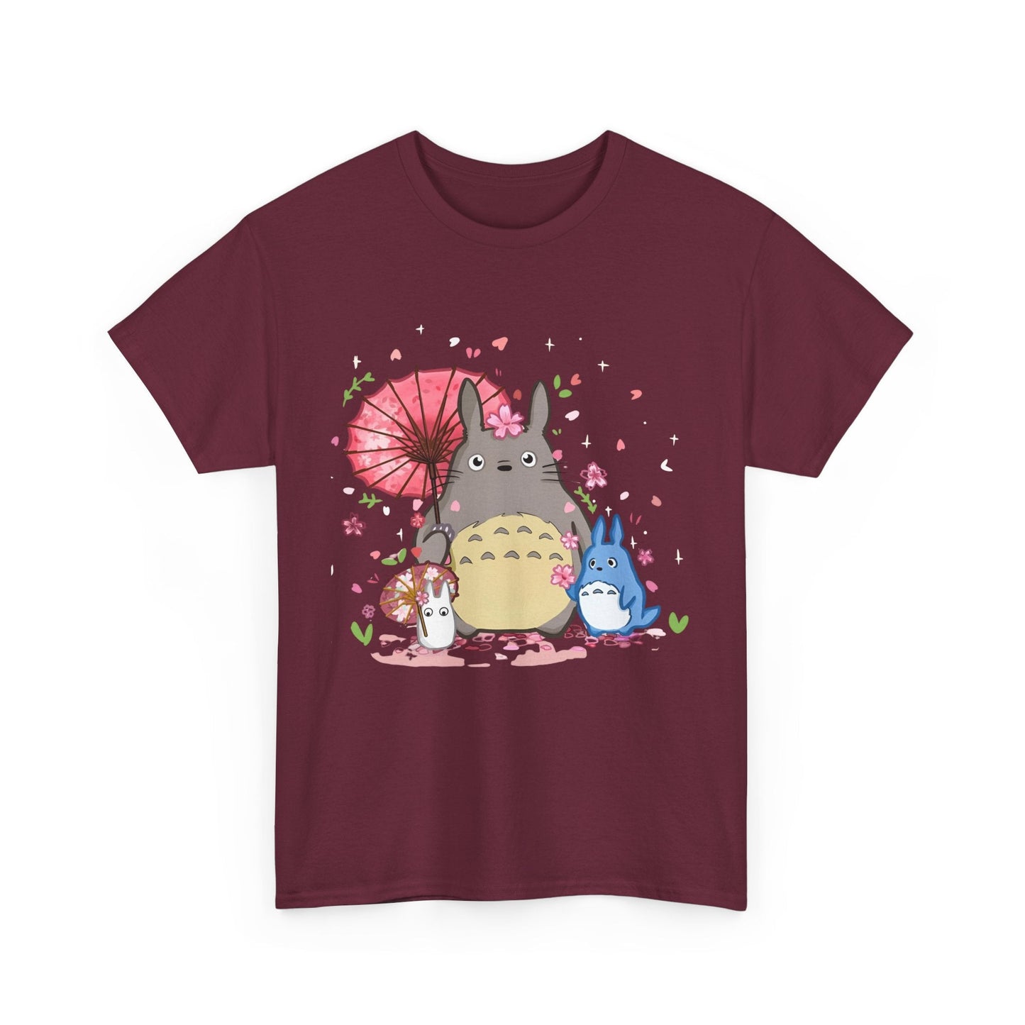 My Neighbor Totoro T-Shirt – 100% Cotton Gildan 5000 Anime Tee for Ghibli Fans