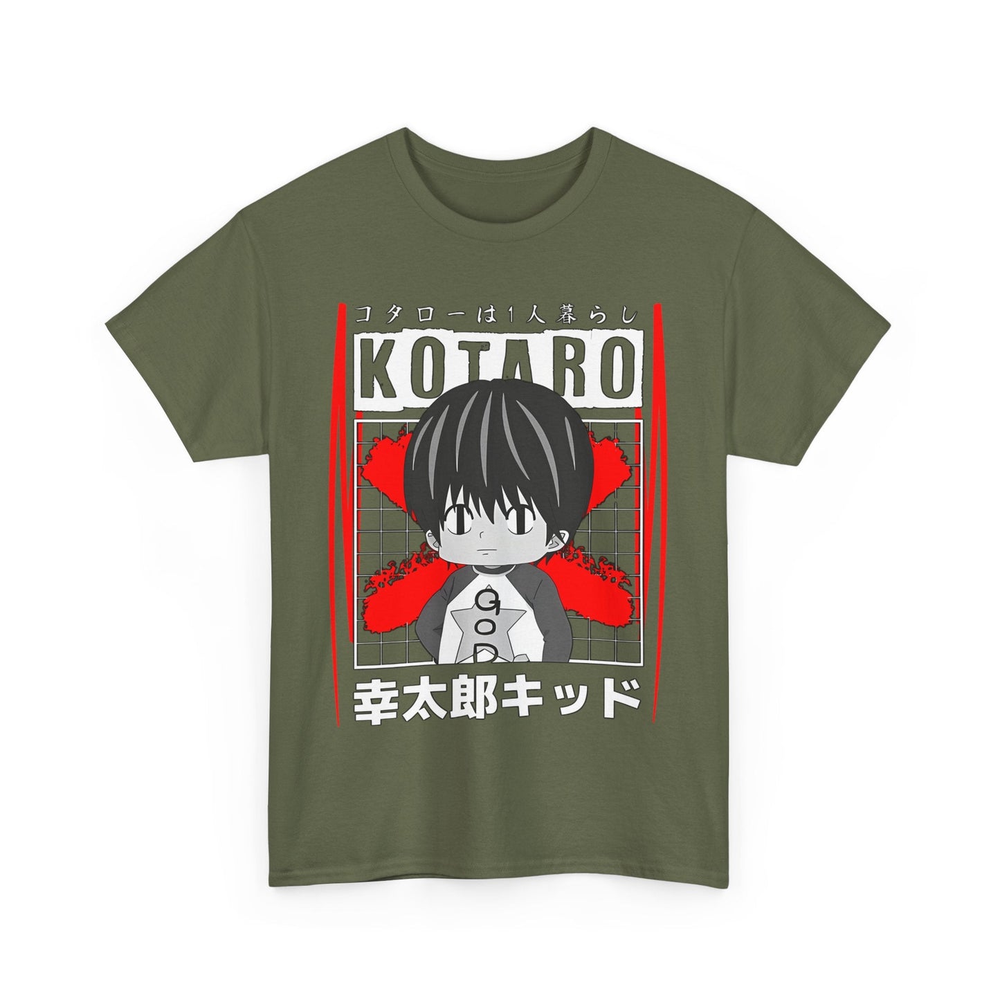 Kotaro Lives Alone T-Shirt – 100% Cotton | Cute Anime Tee for Fans of Kotaro’s Story