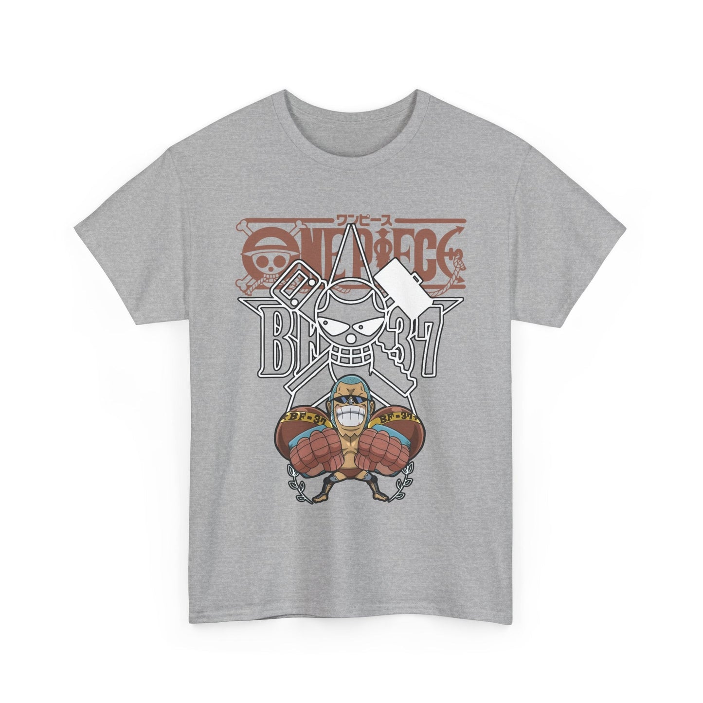 Franky One Piece T-Shirt – 100% Cotton Anime Tee for Fans
