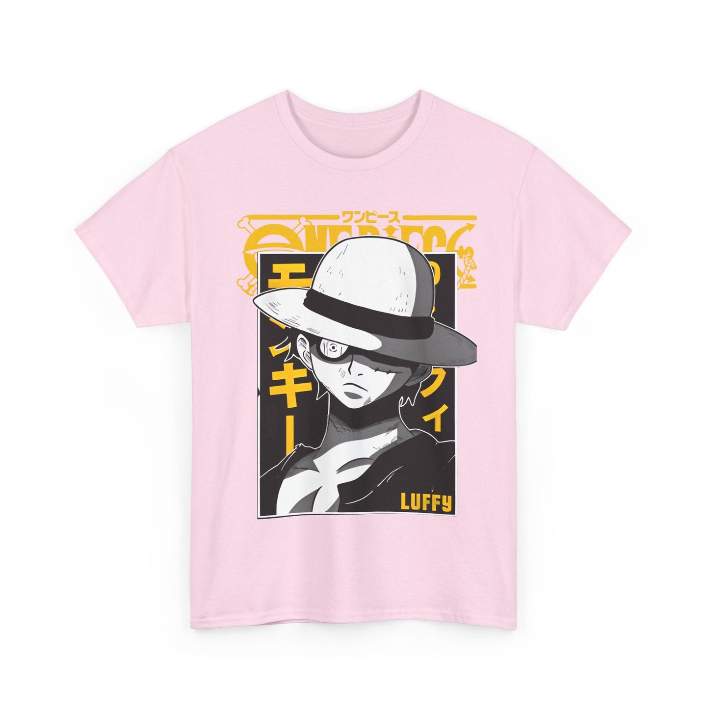 Luffy One Piece T-Shirt – 100% Cotton Anime Tee for Fans of the Future Pirate King