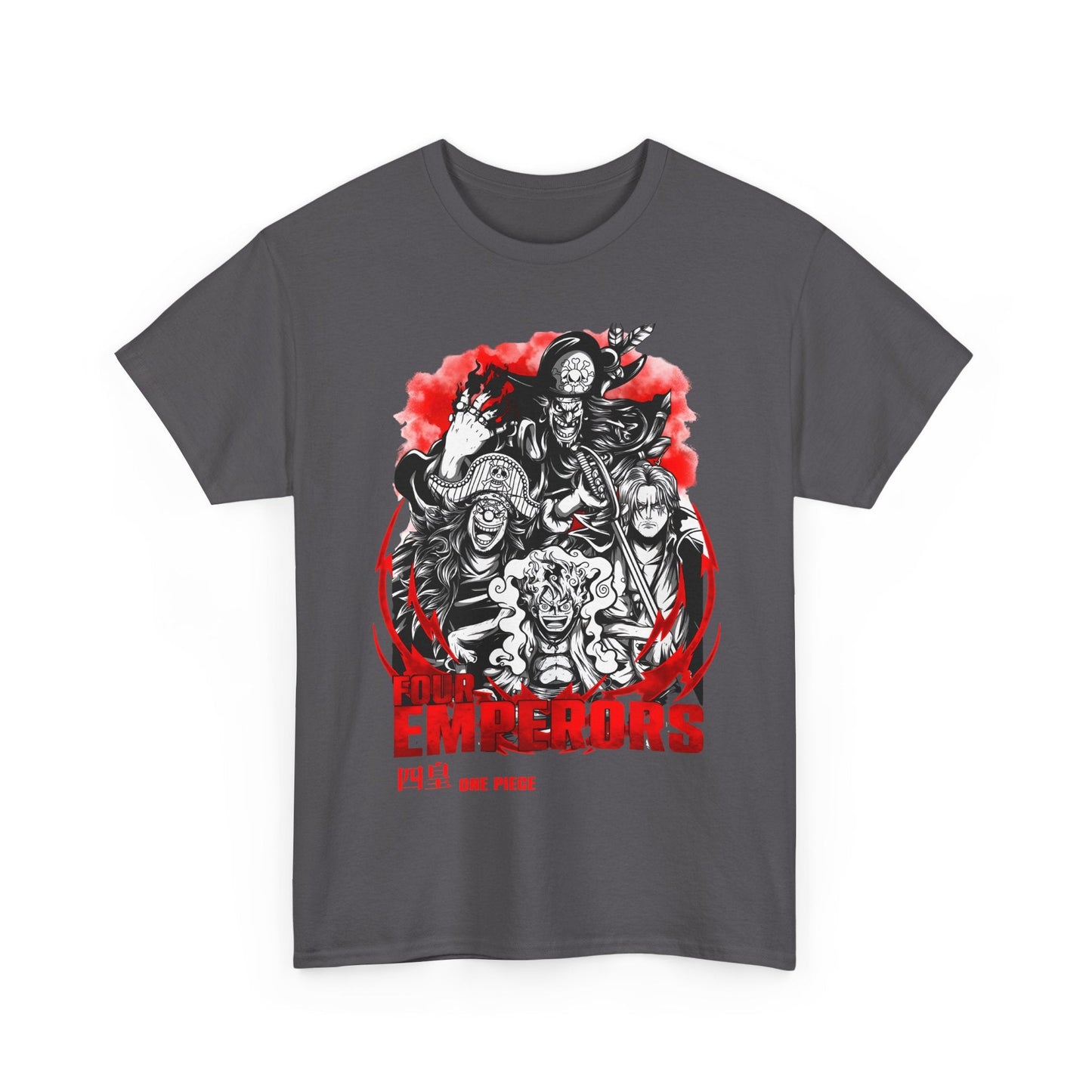 Four Emperors One Piece T-Shirt – 100% Cotton Anime Shirt Featuring Yonko Legends