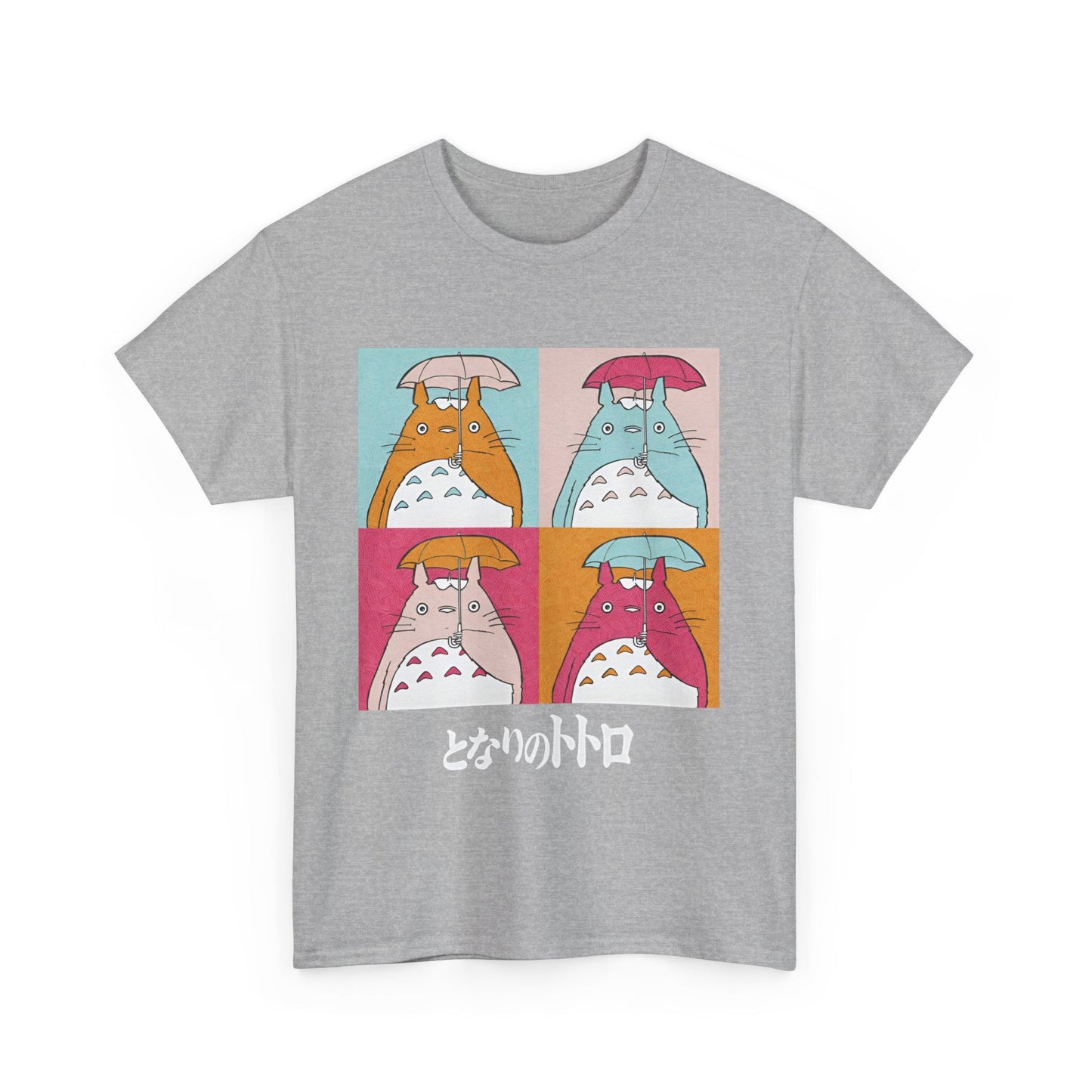 Totoro Aesthetic Art Collage T-Shirt – 100% Cotton Studio Ghibli Inspired Graphic Tee
