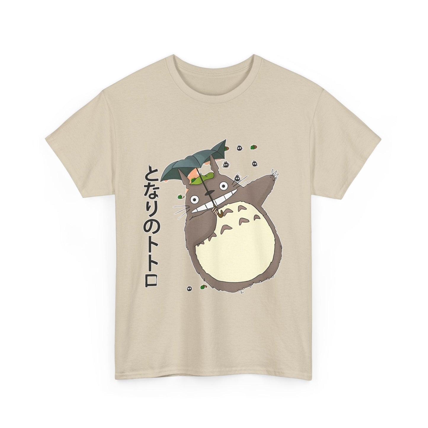 Totoro Funny Face T-Shirt – 100% Cotton Cute Anime Shirt for Studio Ghibli Fans