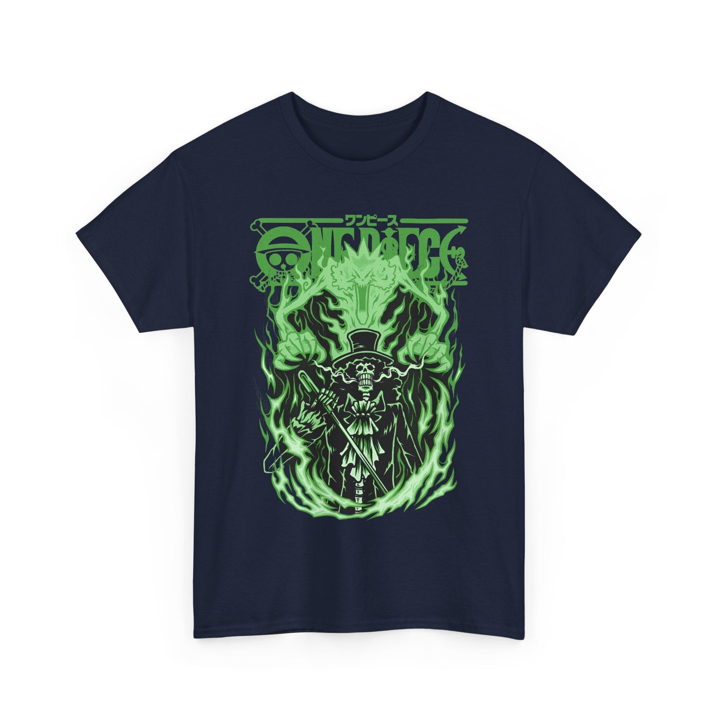 Brook One Piece T-Shirt – 100% Cotton Anime Tee for Soul King Fans