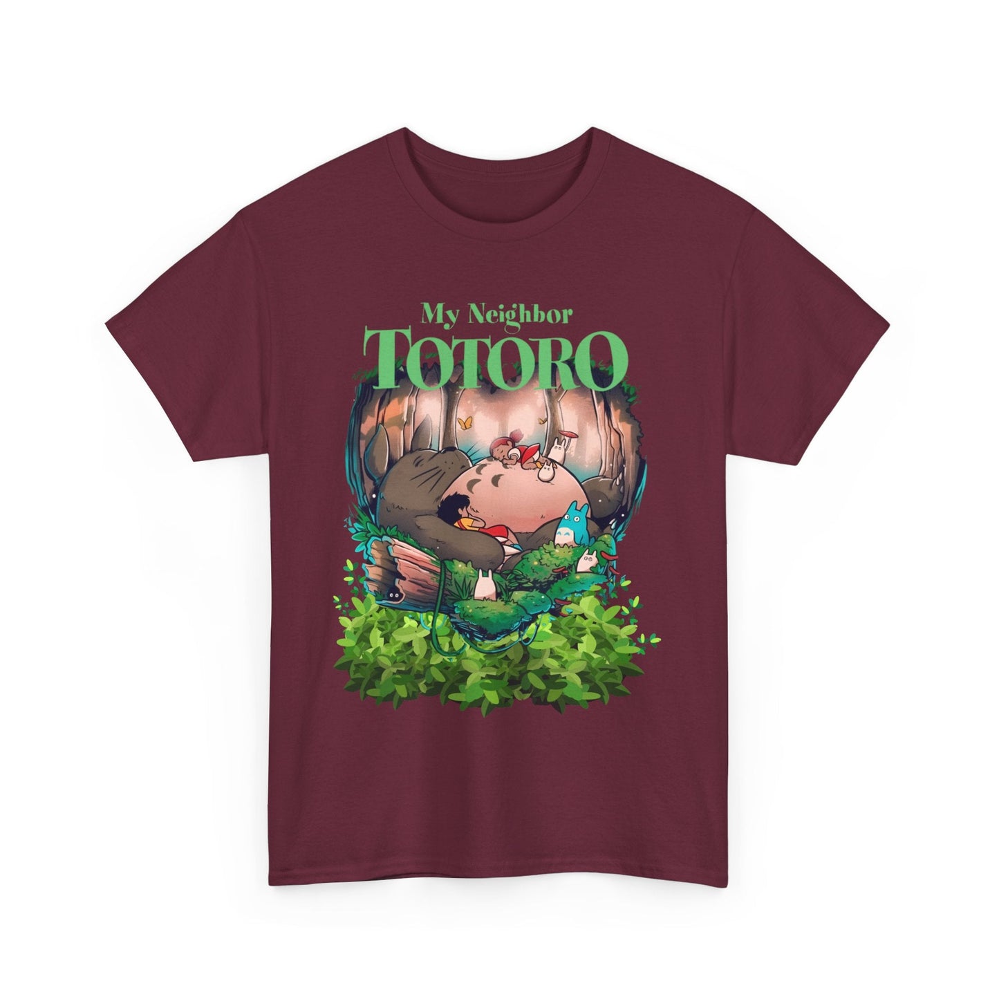 My Neighbor Totoro Dream T-Shirt – 100% Cotton Anime Graphic Tee for Studio Ghibli Fans
