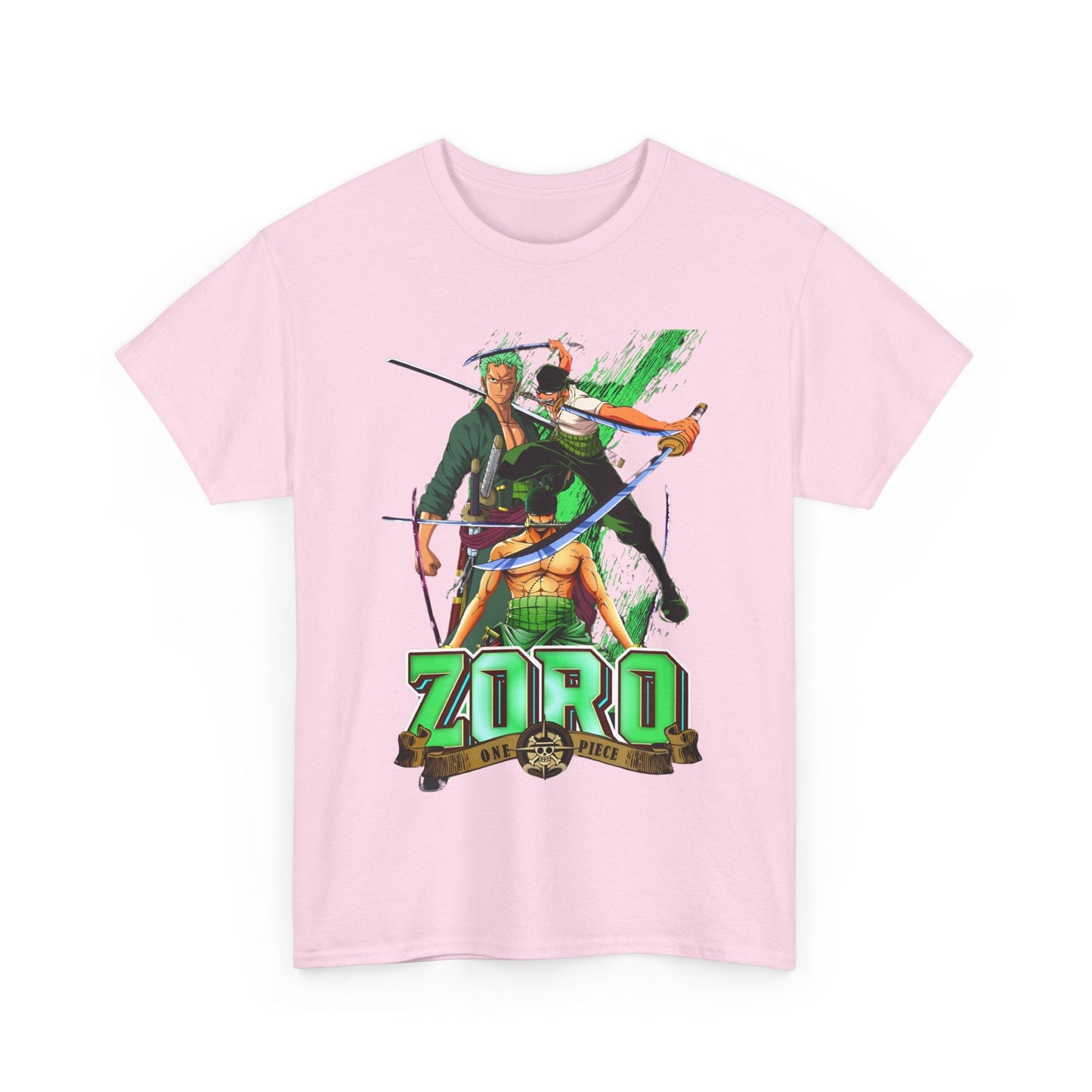 Roronoa Zoro Sword T-Shirt – 100% Cotton One Piece Anime Tee for True Fans