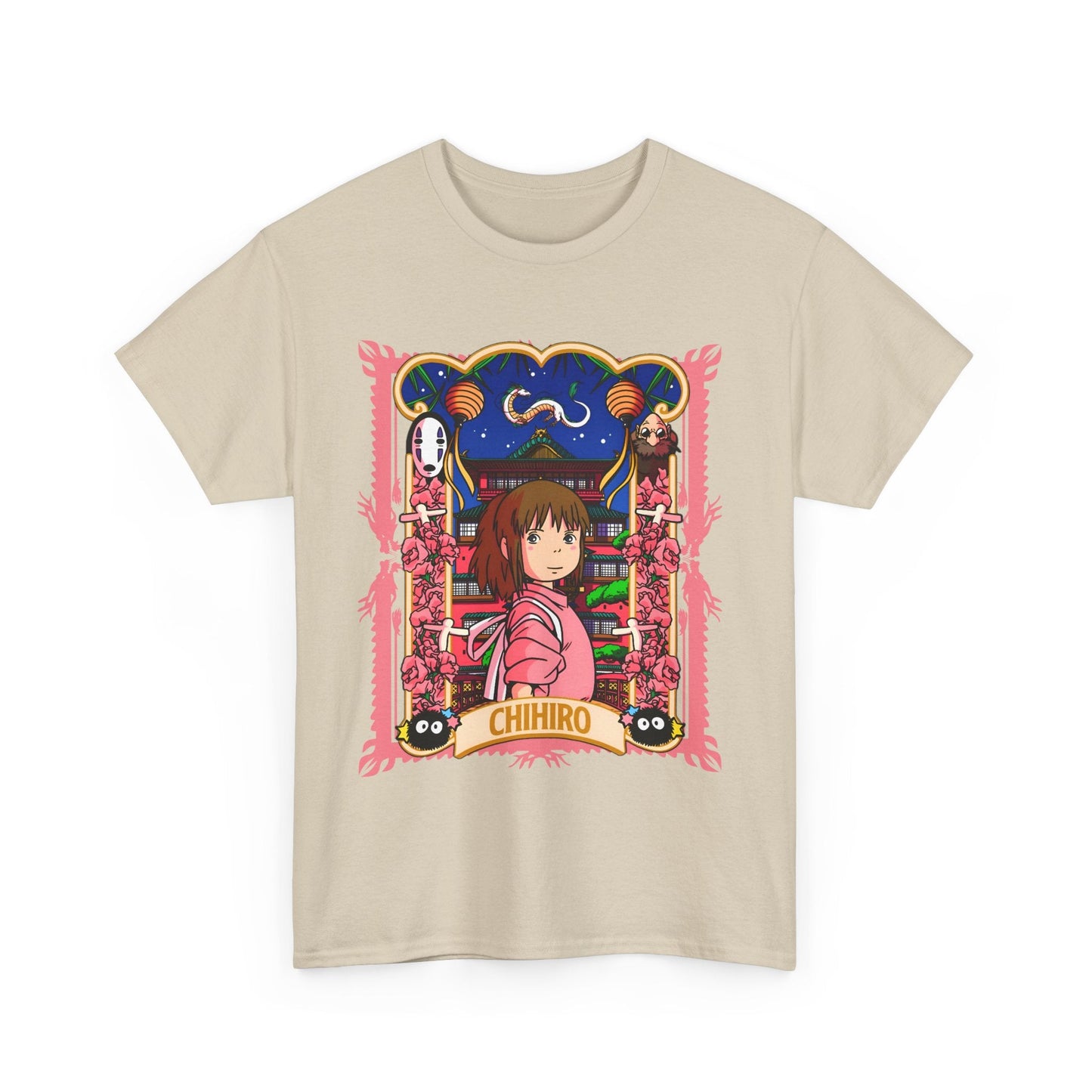 Spirited Away Chihiro T-Shirt – 100% Cotton Studio Ghibli Tee for Anime Fans