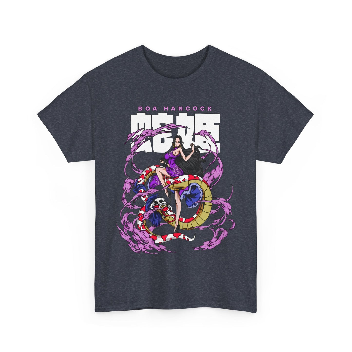 Boa Hancock T-Shirt – 100% Cotton One Piece Anime Tee for Fans