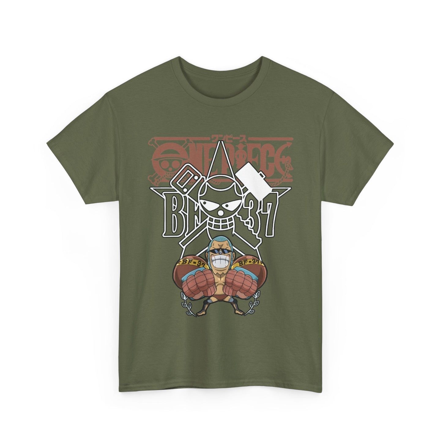 Franky One Piece T-Shirt – 100% Cotton Anime Tee for Fans