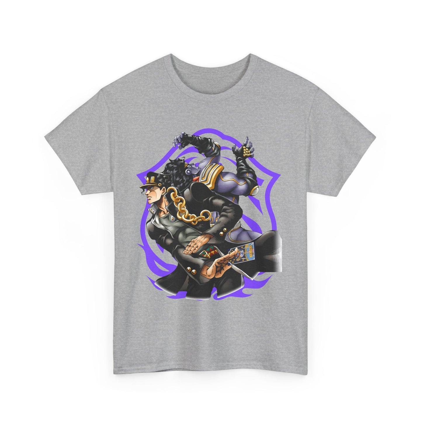 Jotaro Kujo T-Shirt – 100% Cotton JoJo's Bizarre Adventure Anime Tee for Fans