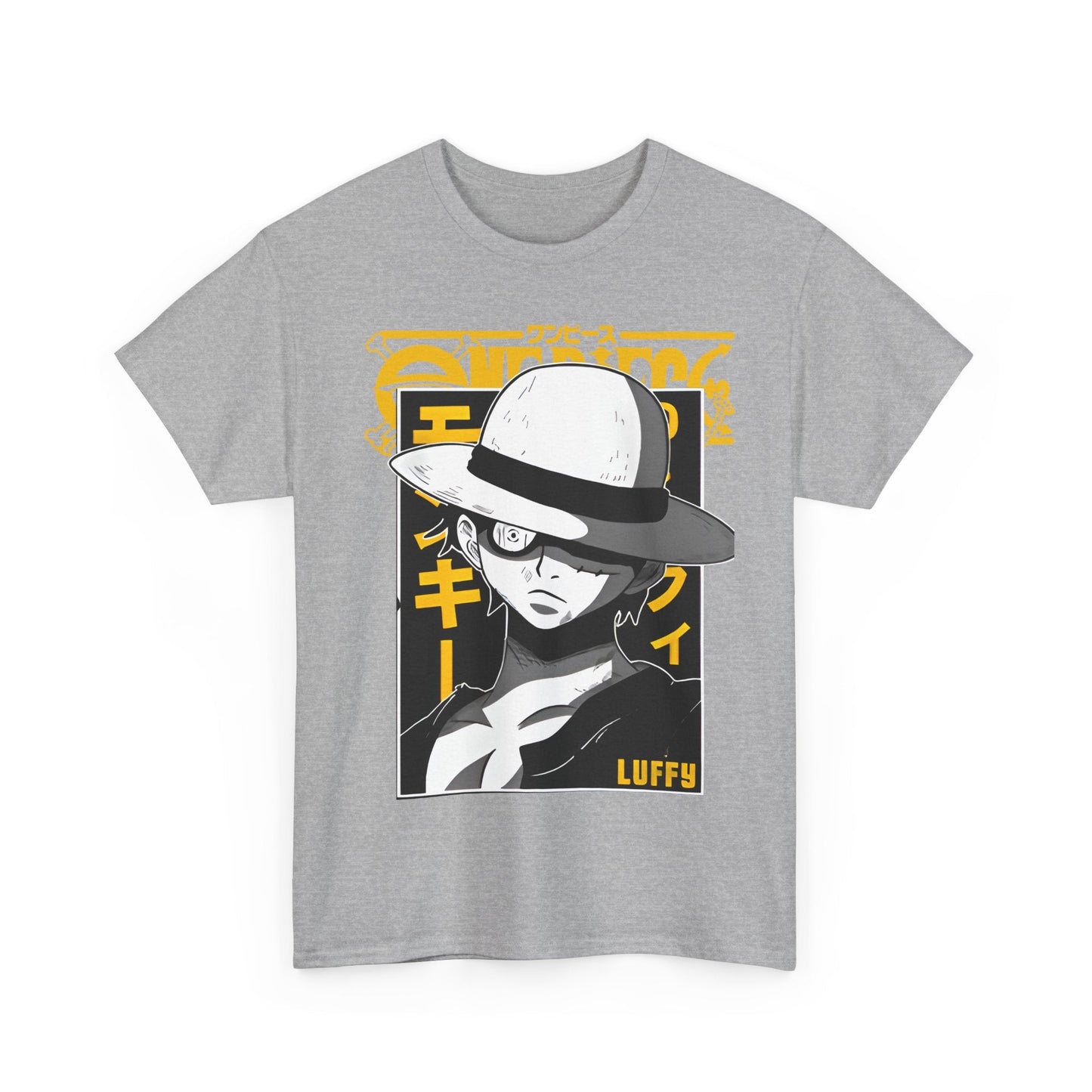 Luffy One Piece T-Shirt – 100% Cotton Anime Tee for Fans of the Future Pirate King