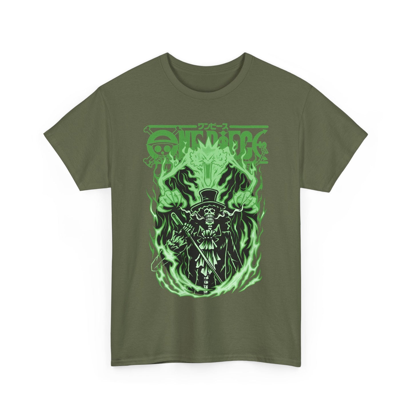 Brook One Piece T-Shirt – 100% Cotton Anime Tee for Soul King Fans
