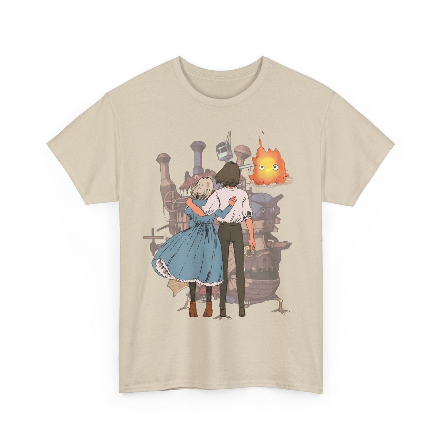 Howl's Moving Castle Love T-Shirt – 100% Cotton Studio Ghibli Anime Tee