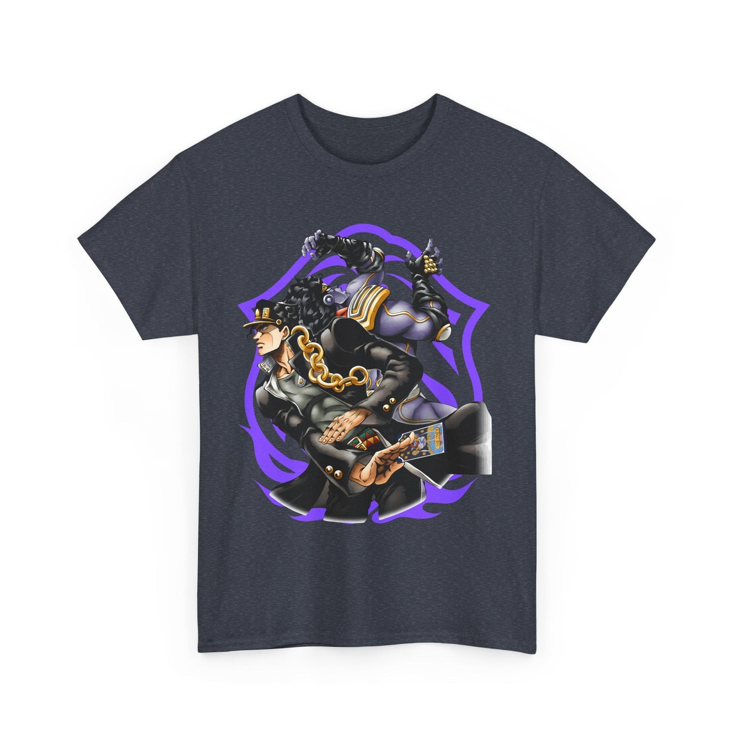 Jotaro Kujo T-Shirt – 100% Cotton JoJo's Bizarre Adventure Anime Tee for Fans