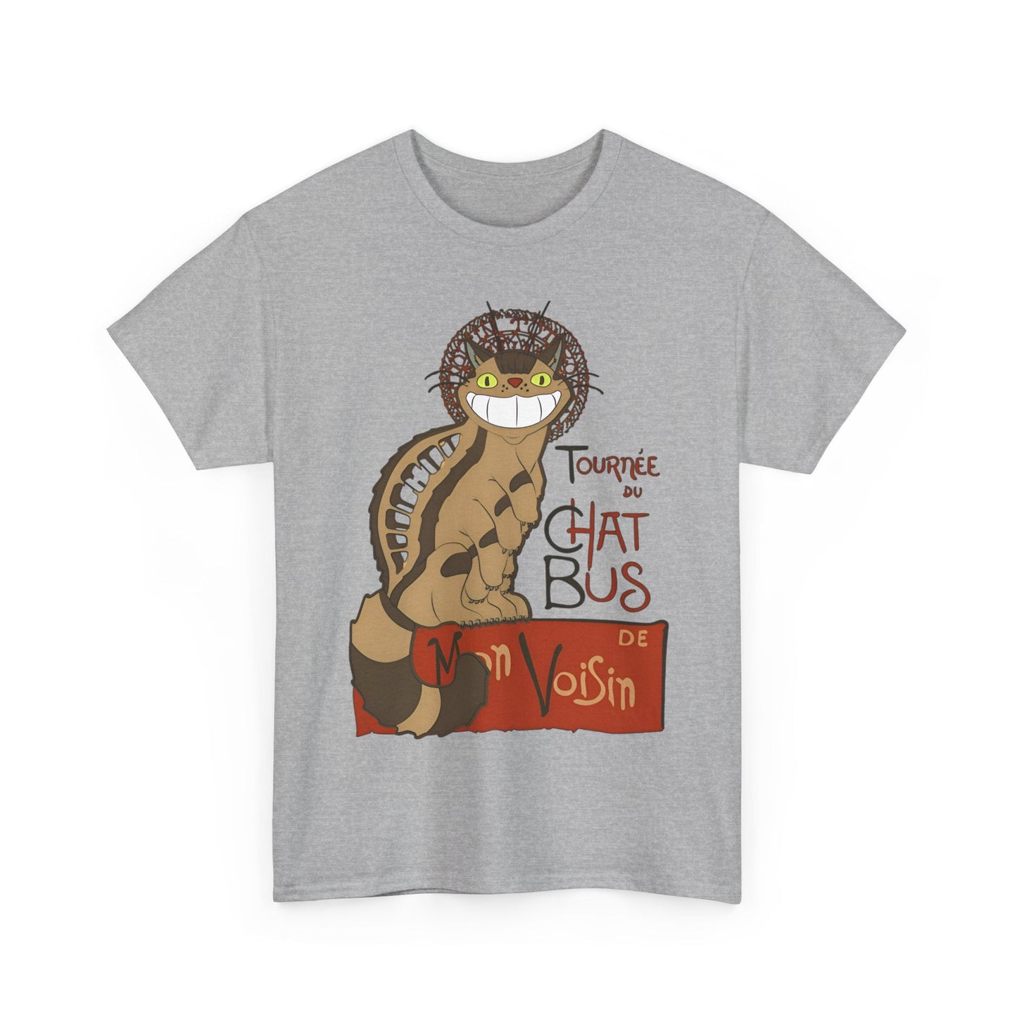 Catbus Studio Ghibli T-Shirt – 100% Cotton My Neighbor Totoro Tee for Anime Fans