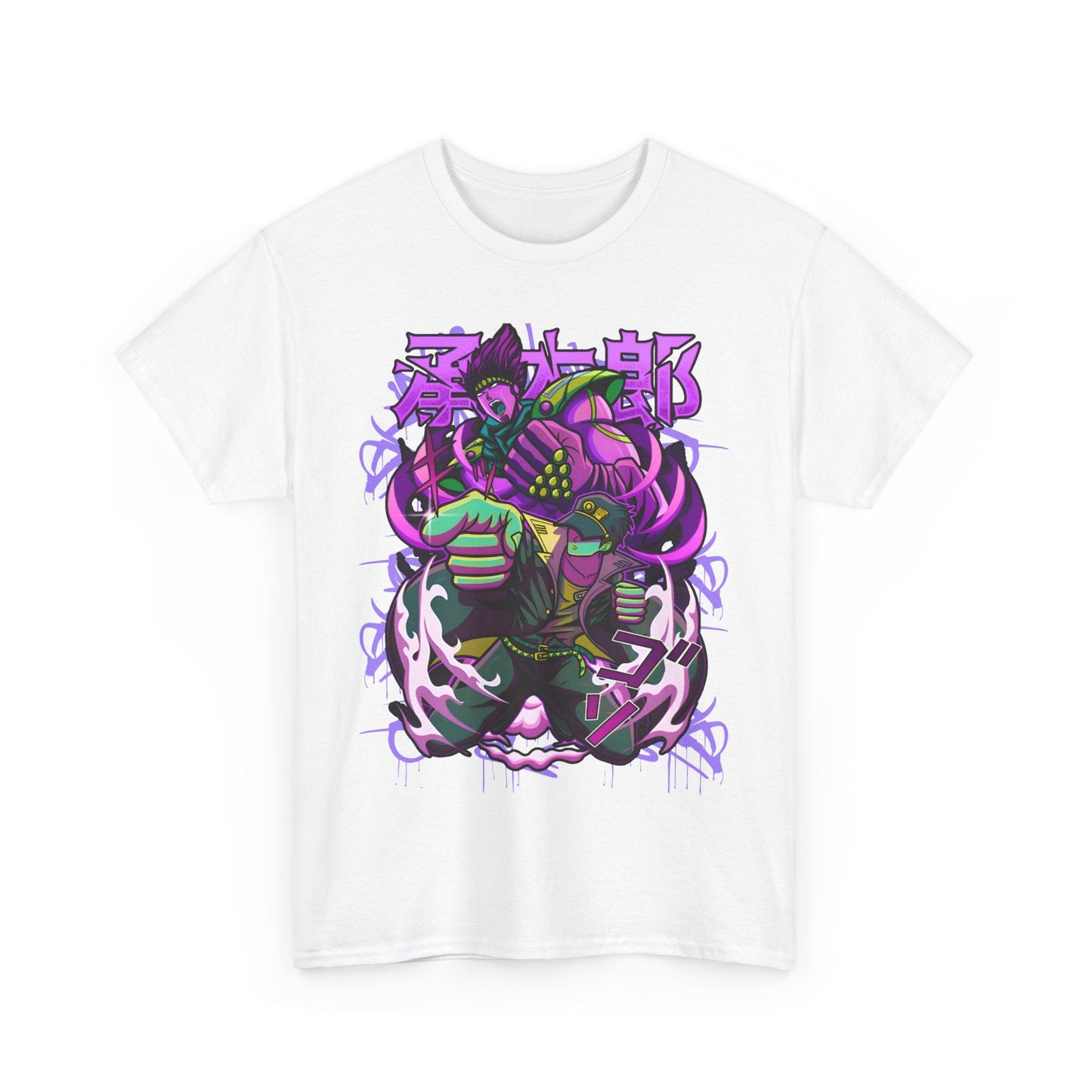 JoJo’s Bizarre Adventure T-Shirt – 100% Cotton Anime Tee for JoJo Fans