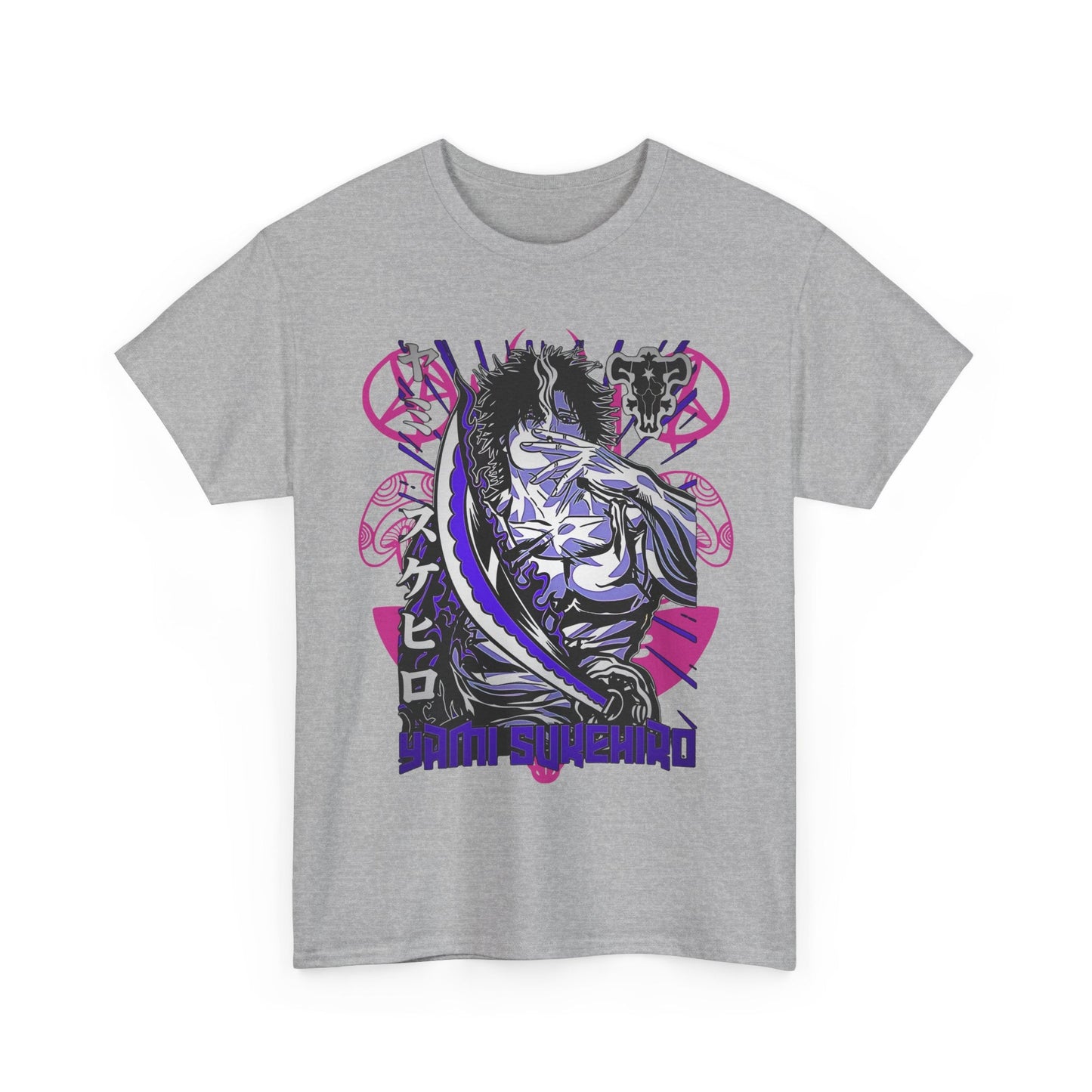Yami Sukehiro Black Clover T-Shirt – 100% Cotton Anime Tee for Shonen Fans