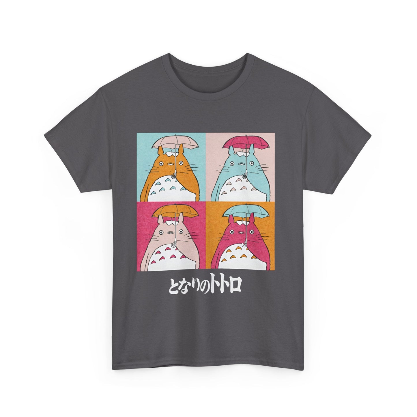 Totoro Aesthetic Art Collage T-Shirt – 100% Cotton Studio Ghibli Inspired Graphic Tee