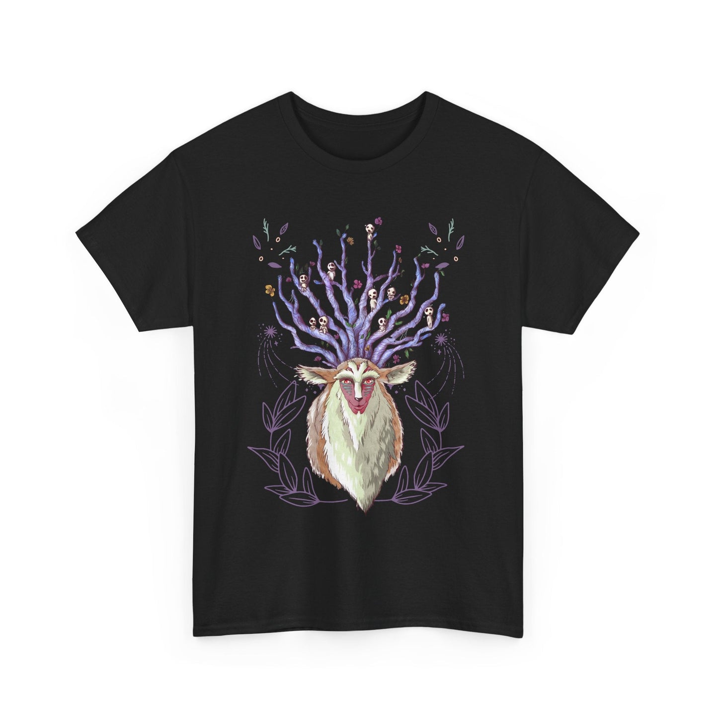 Studio Ghibli Characters Sketch T-Shirt – 100% Cotton Anime Tee Featuring Hand-Drawn Ghibli Icons