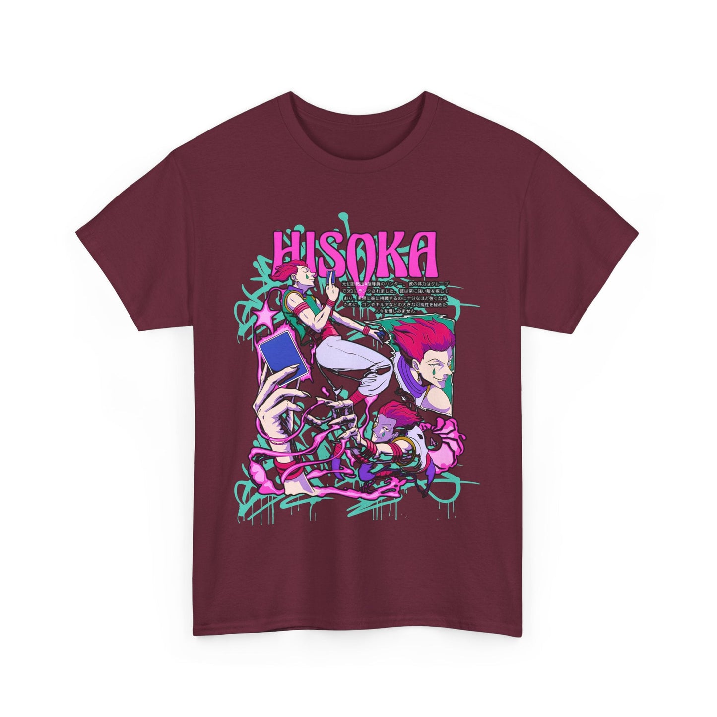 Hisoka Morow Hunter x Hunter T-Shirt – 100% Cotton | Stylish Anime Tee for Hunter x Hunter Fans