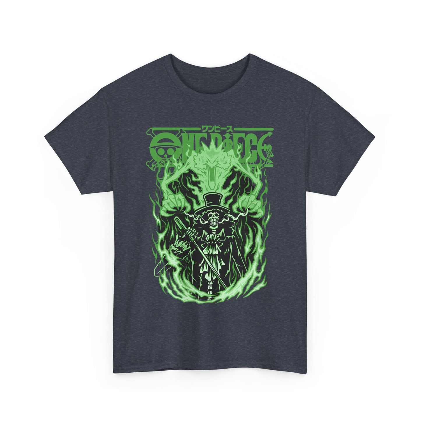Brook One Piece T-Shirt – 100% Cotton Anime Tee for Soul King Fans