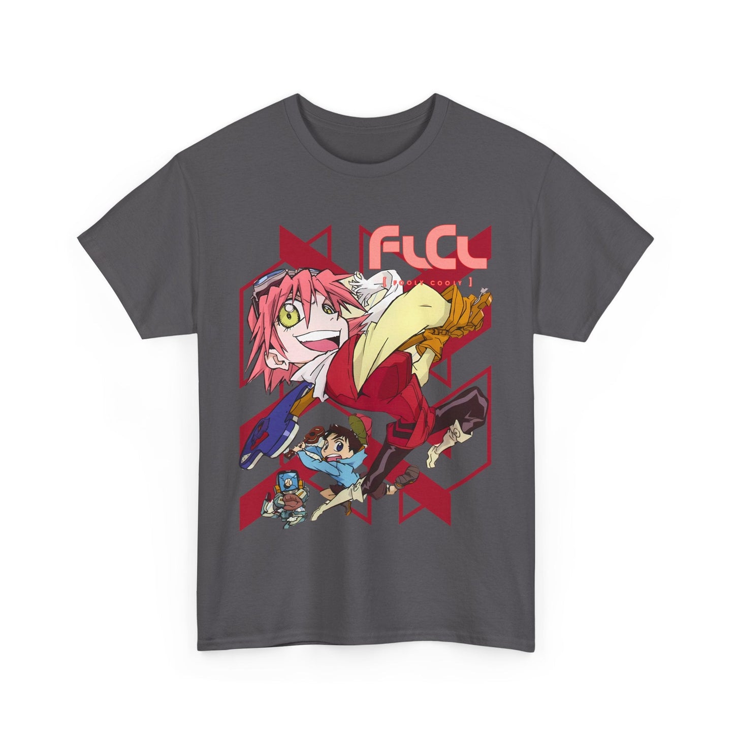 FLCL T-Shirt – 100% Cotton Gildan 5000 | Fooly Cooly Classic Anime Graphic Tee