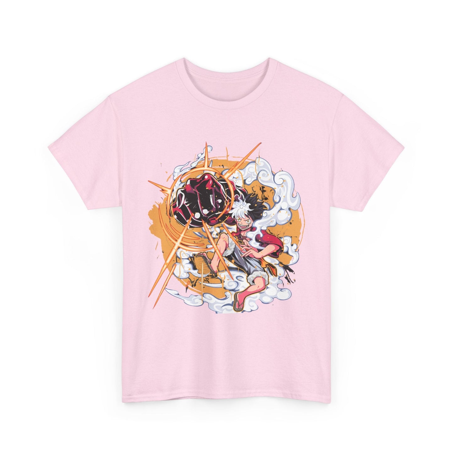 Power Luffy T-Shirt – 100% Cotton One Piece Anime Tee for True Fans