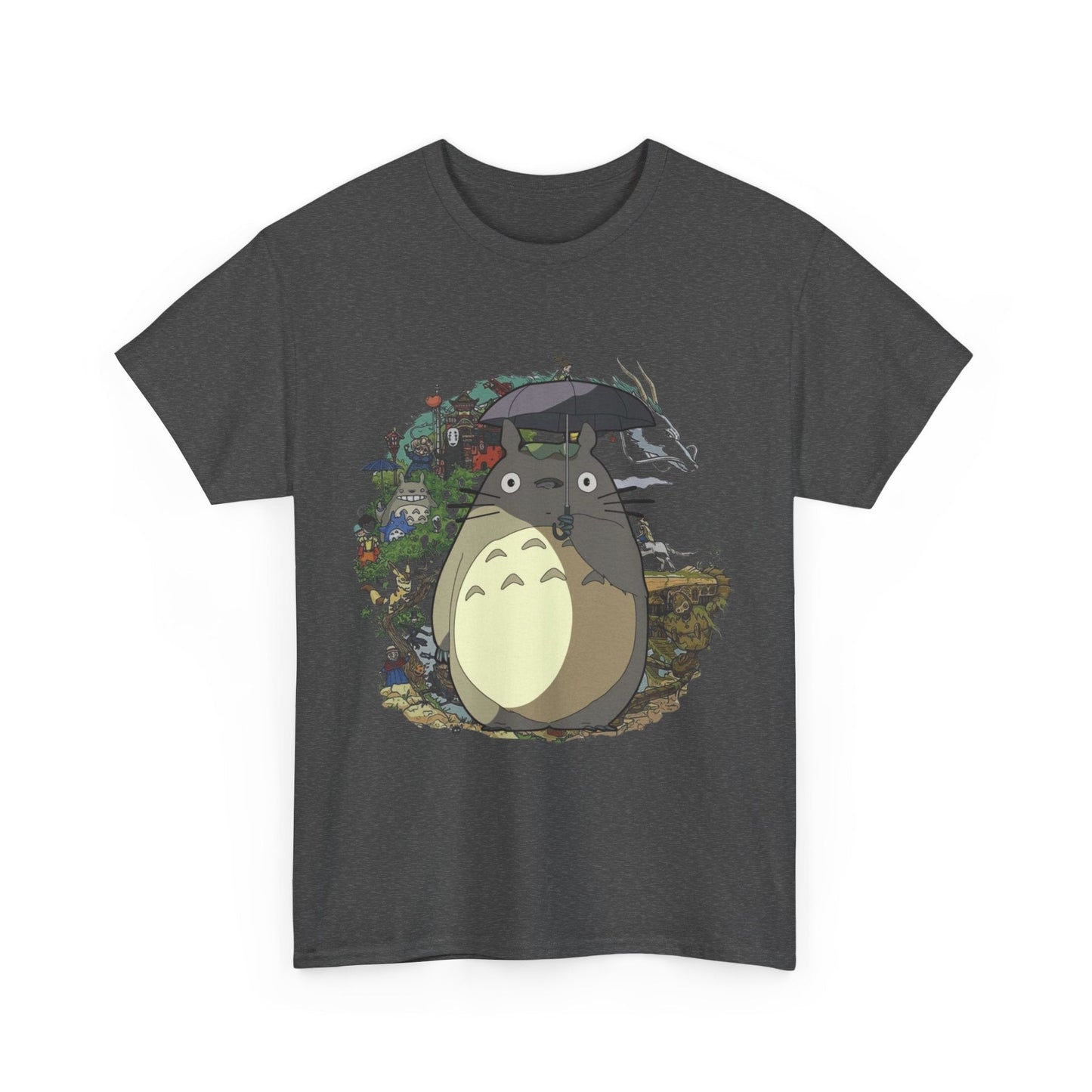 My Neighbor Totoro Studio Ghibli T-Shirt – 100% Cotton Gildan 5000 Anime Tee