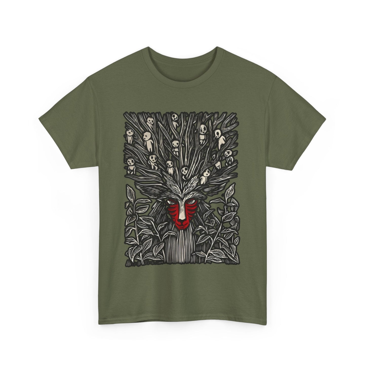 Forest Spirit Studio Ghibli T-Shirt – 100% Cotton Anime Tee for Ghibli Fans