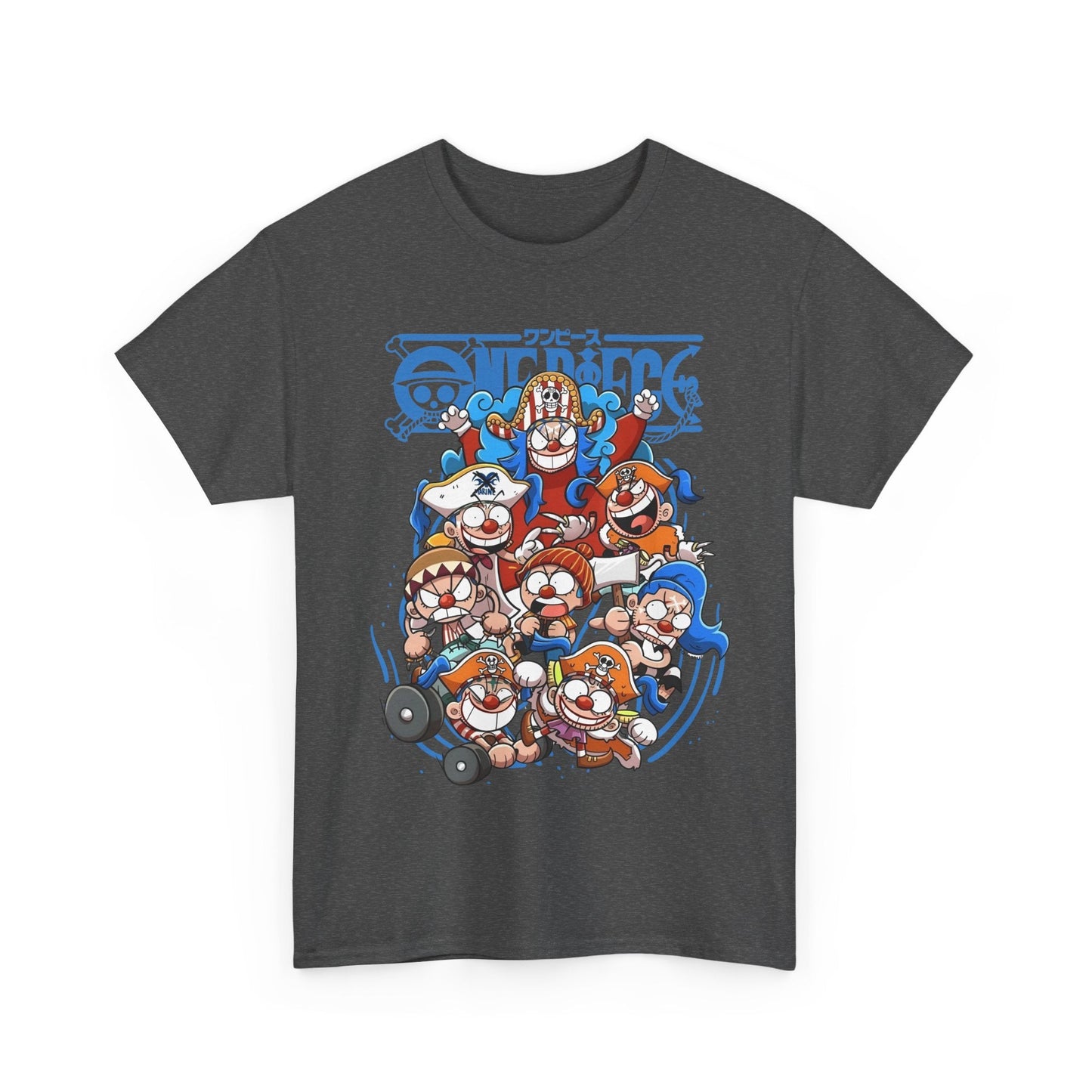 Buggy the Star Clown One Piece T-Shirt – 100% Cotton Anime Tee for Fans of the Grand Line