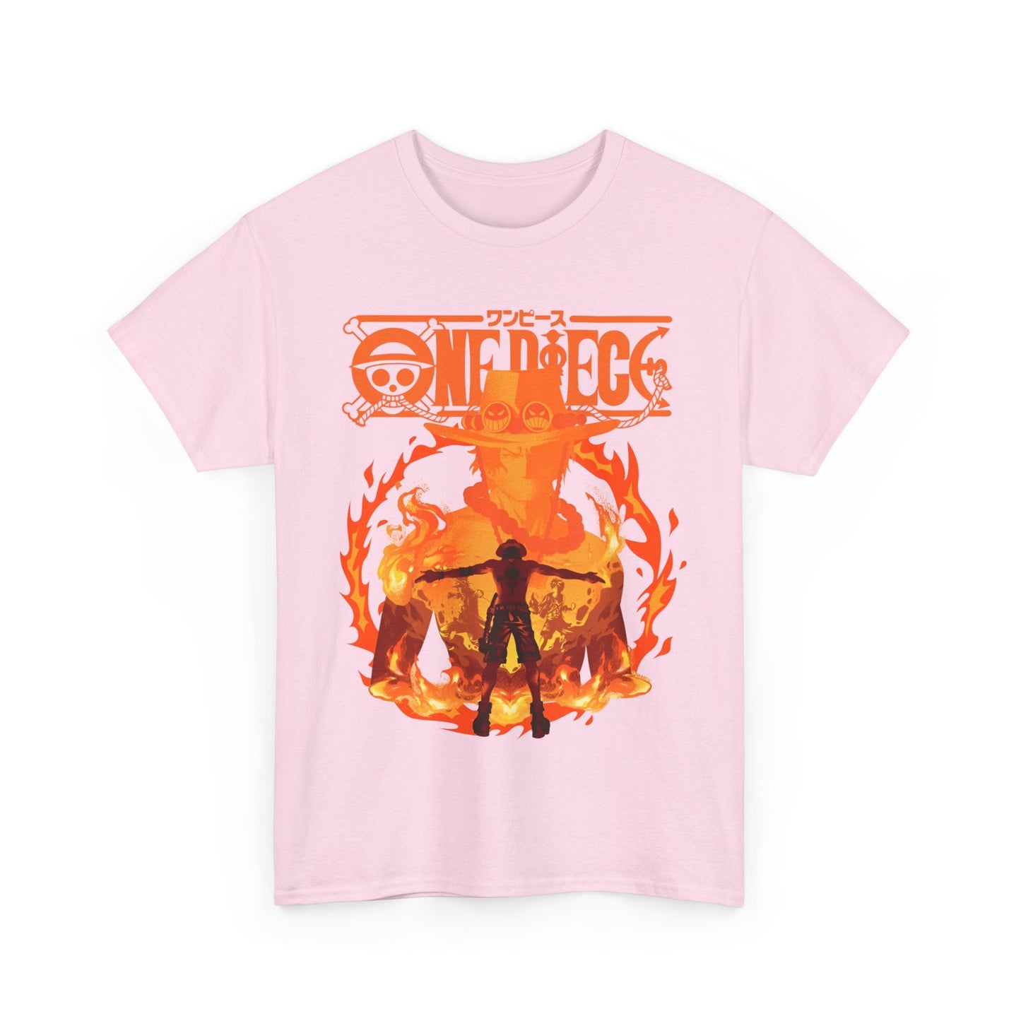Portgas D. Ace T-Shirt 100% Cotton – One Piece Anime Shirt for Fans