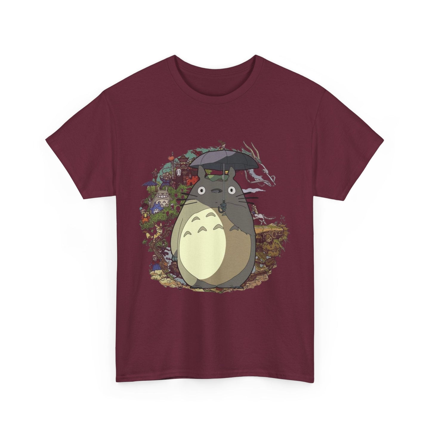 My Neighbor Totoro Studio Ghibli T-Shirt – 100% Cotton Gildan 5000 Anime Tee