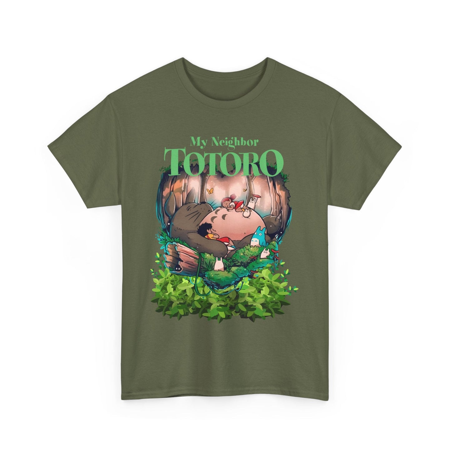 My Neighbor Totoro Dream T-Shirt – 100% Cotton Anime Graphic Tee for Studio Ghibli Fans