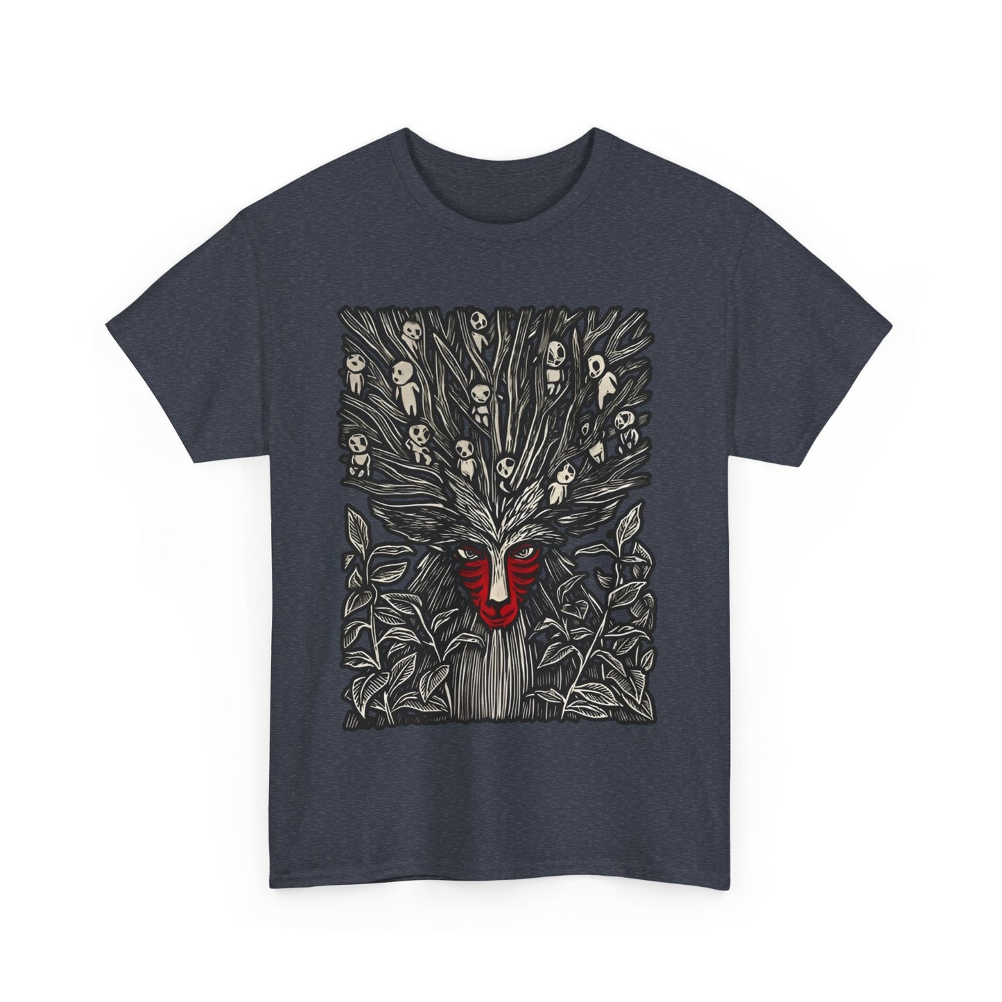 Forest Spirit Studio Ghibli T-Shirt – 100% Cotton Anime Tee for Ghibli Fans