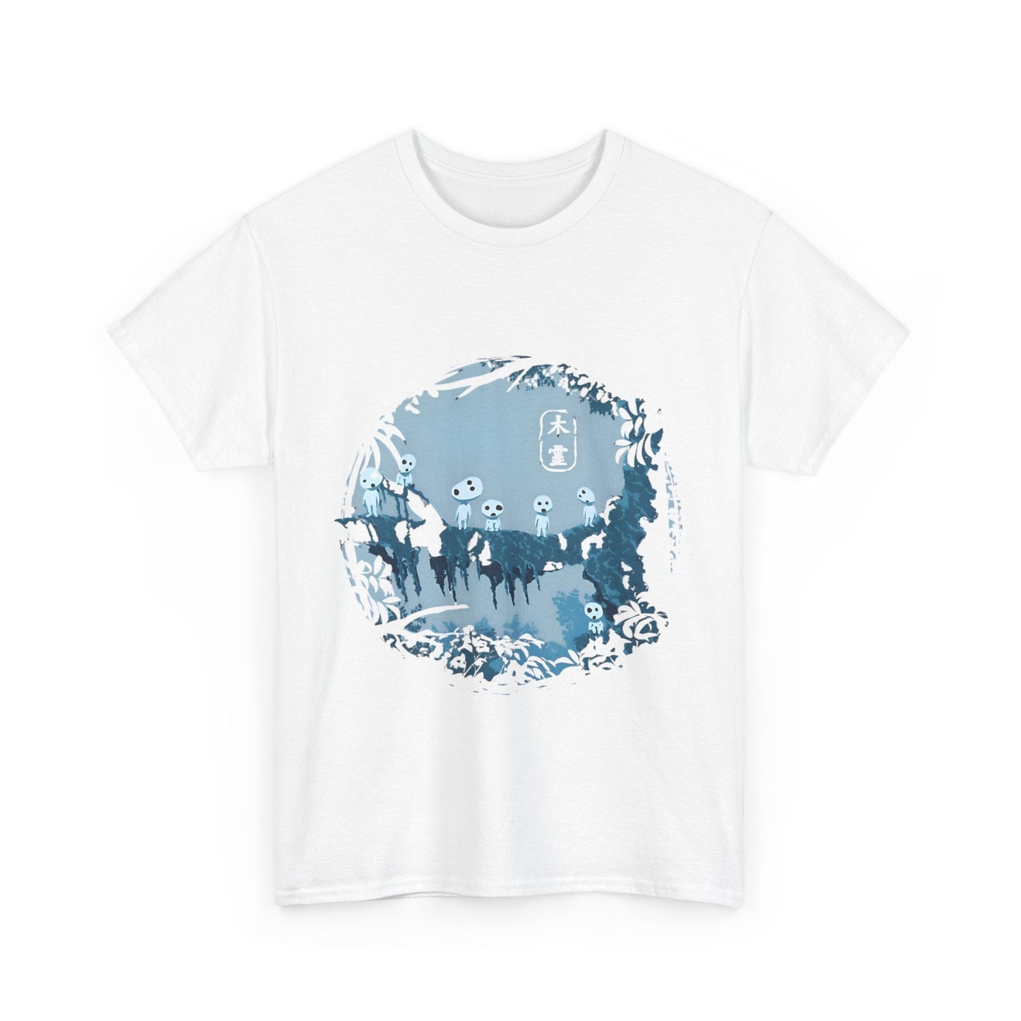 Kodama Tree Forest T-Shirt – 100% Cotton Studio Ghibli Inspired Tee from Princess Mononoke