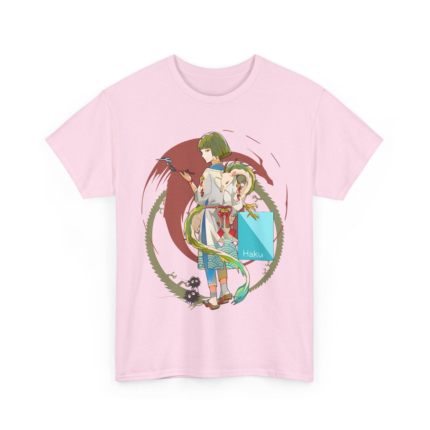 Haku Spirited Away T-Shirt – 100% Cotton Studio Ghibli Tee for Anime Fans and Ghibli Lovers