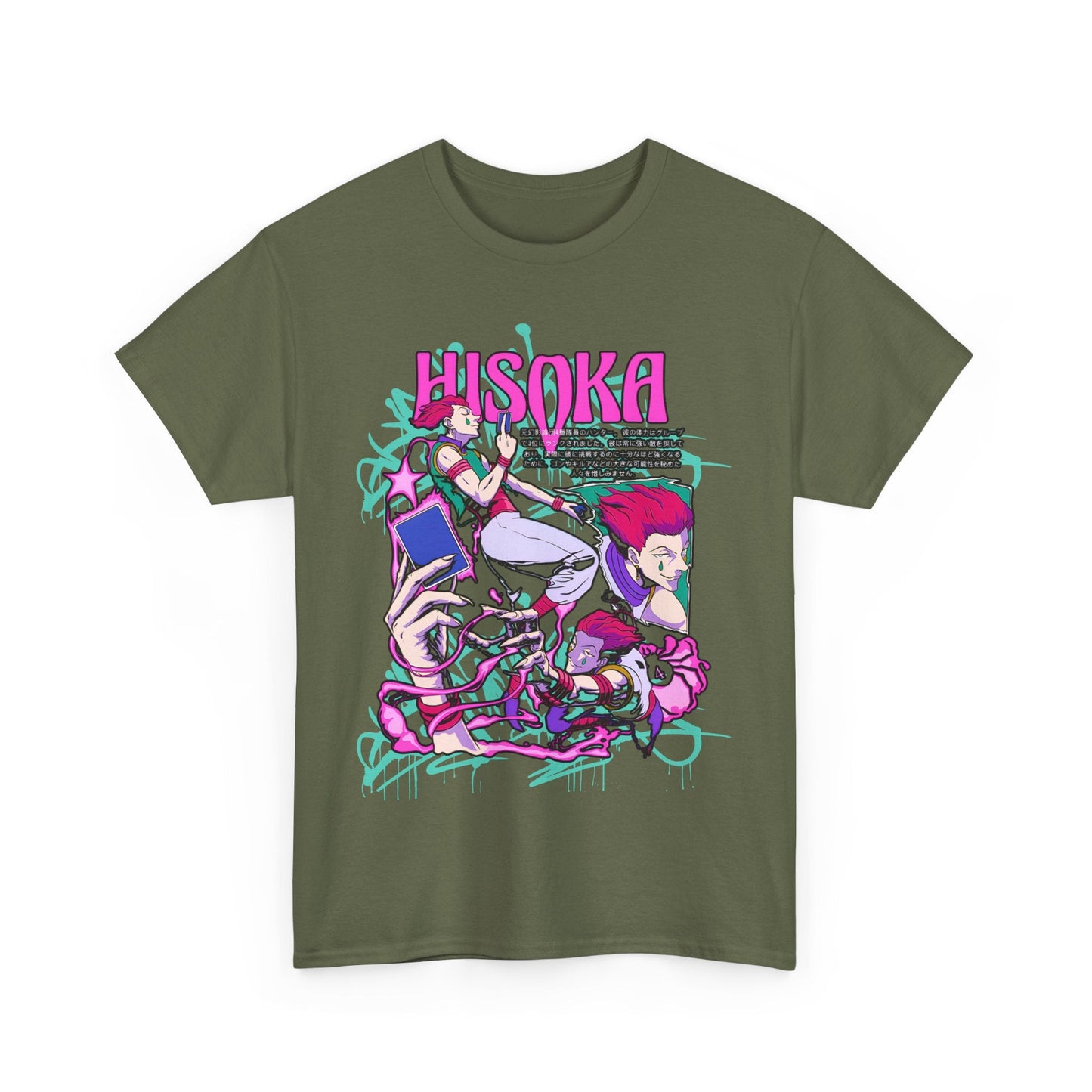 Hisoka Morow Hunter x Hunter T-Shirt – 100% Cotton | Stylish Anime Tee for Hunter x Hunter Fans