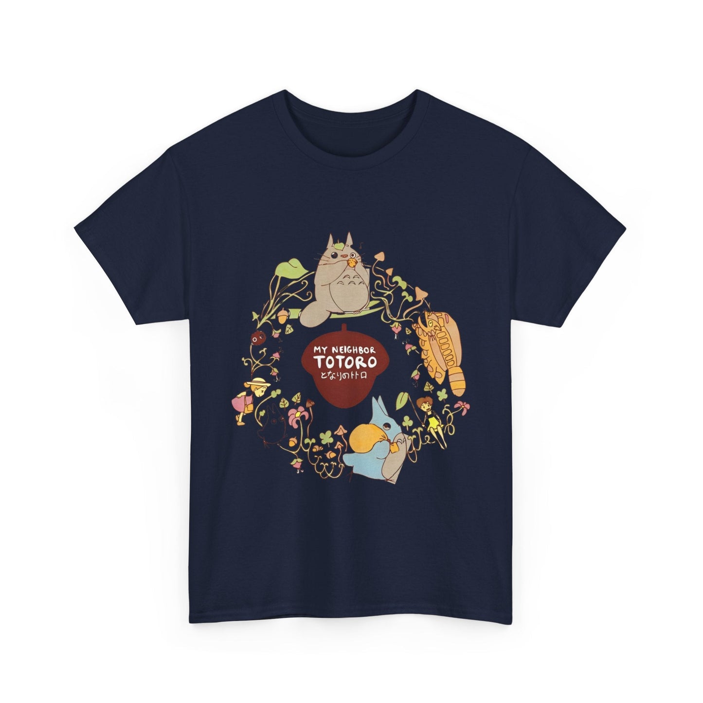 My Neighbor Totoro T-Shirt – 100% Cotton Studio Ghibli Anime Tee for Fans