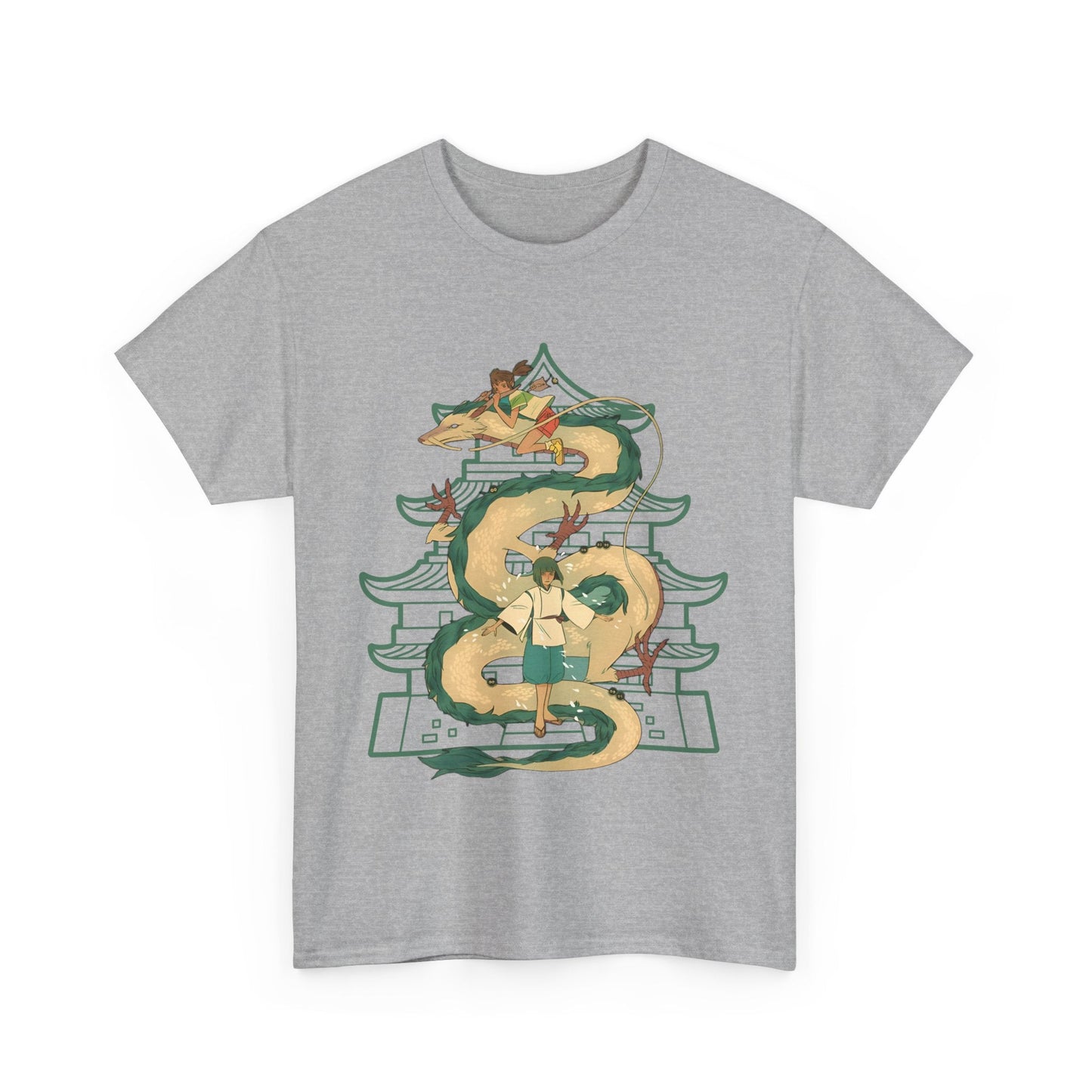 Haku Spirited Away T-Shirt – 100% Cotton Studio Ghibli Anime Shirt for Fans
