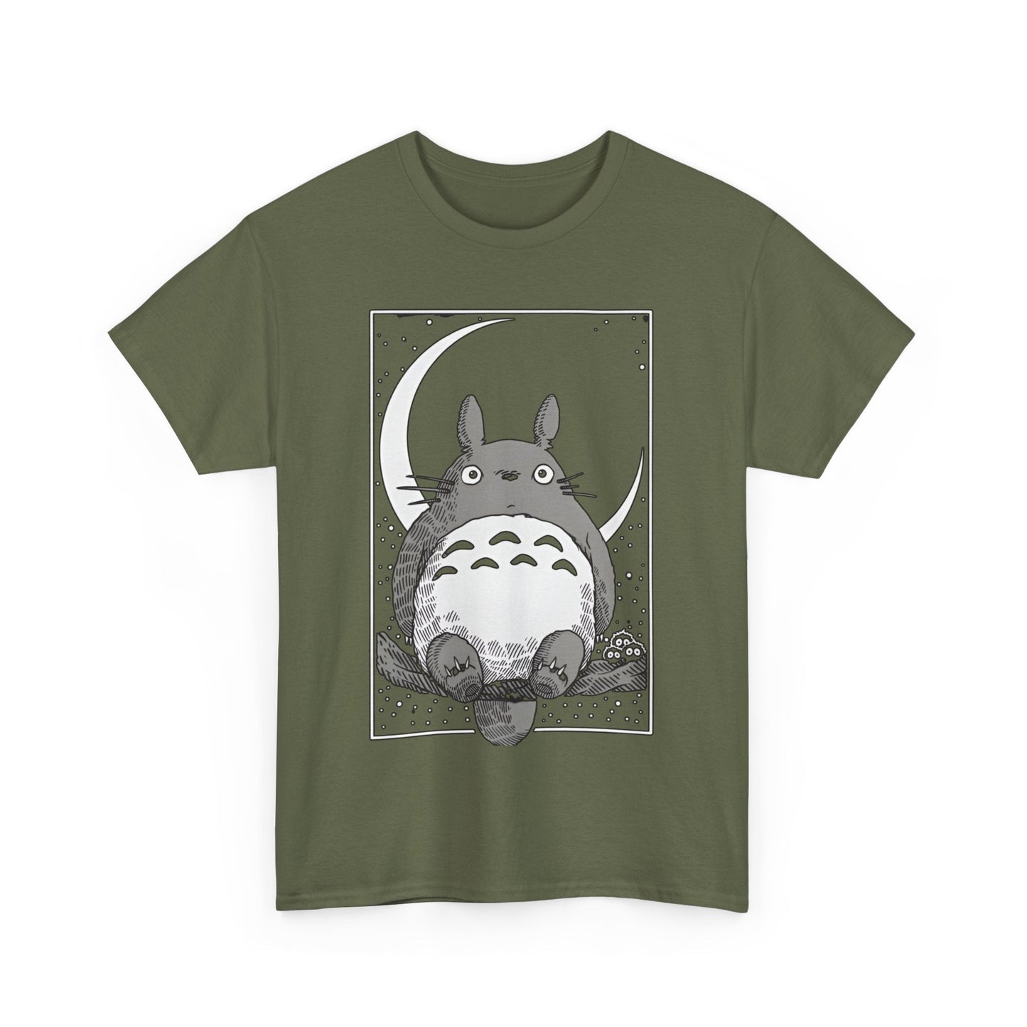 Totoro Night Dreams T-Shirt – 100% Cotton Studio Ghibli Tee for Anime Fans