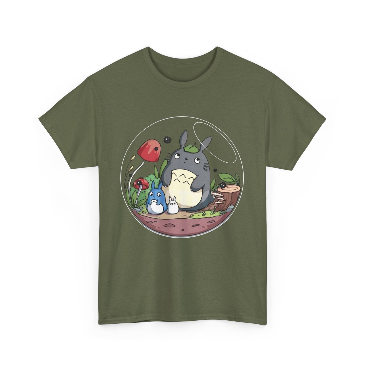 Totoro in a Bubble T-Shirt – 100% Cotton Studio Ghibli Inspired Tee for Anime Fans