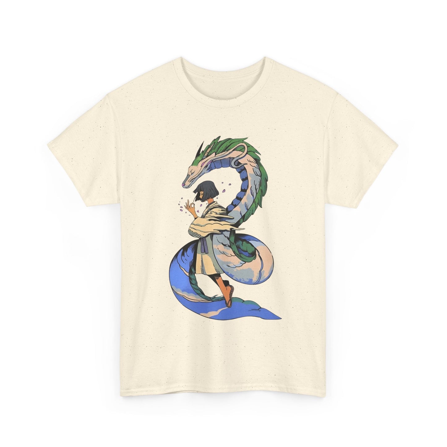 Haku Spirited Away T-Shirt – 100% Cotton Anime Tee for Studio Ghibli Fans