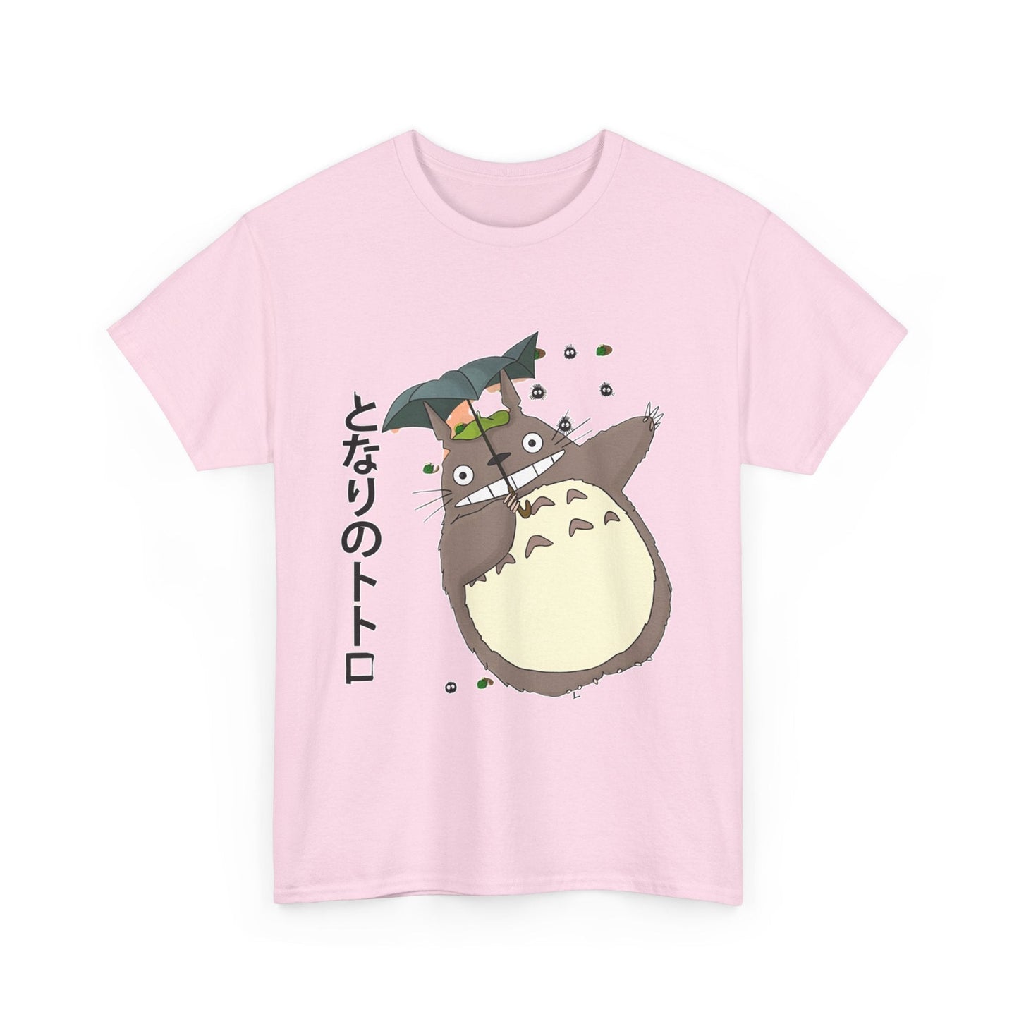 Totoro Funny Face T-Shirt – 100% Cotton Cute Anime Shirt for Studio Ghibli Fans