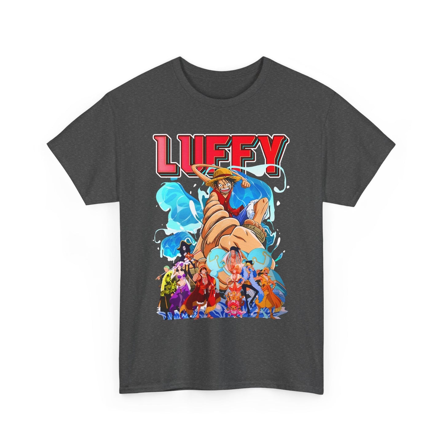 Luffy and Friends One Piece T-Shirt – 100% Cotton Anime Crew Tee