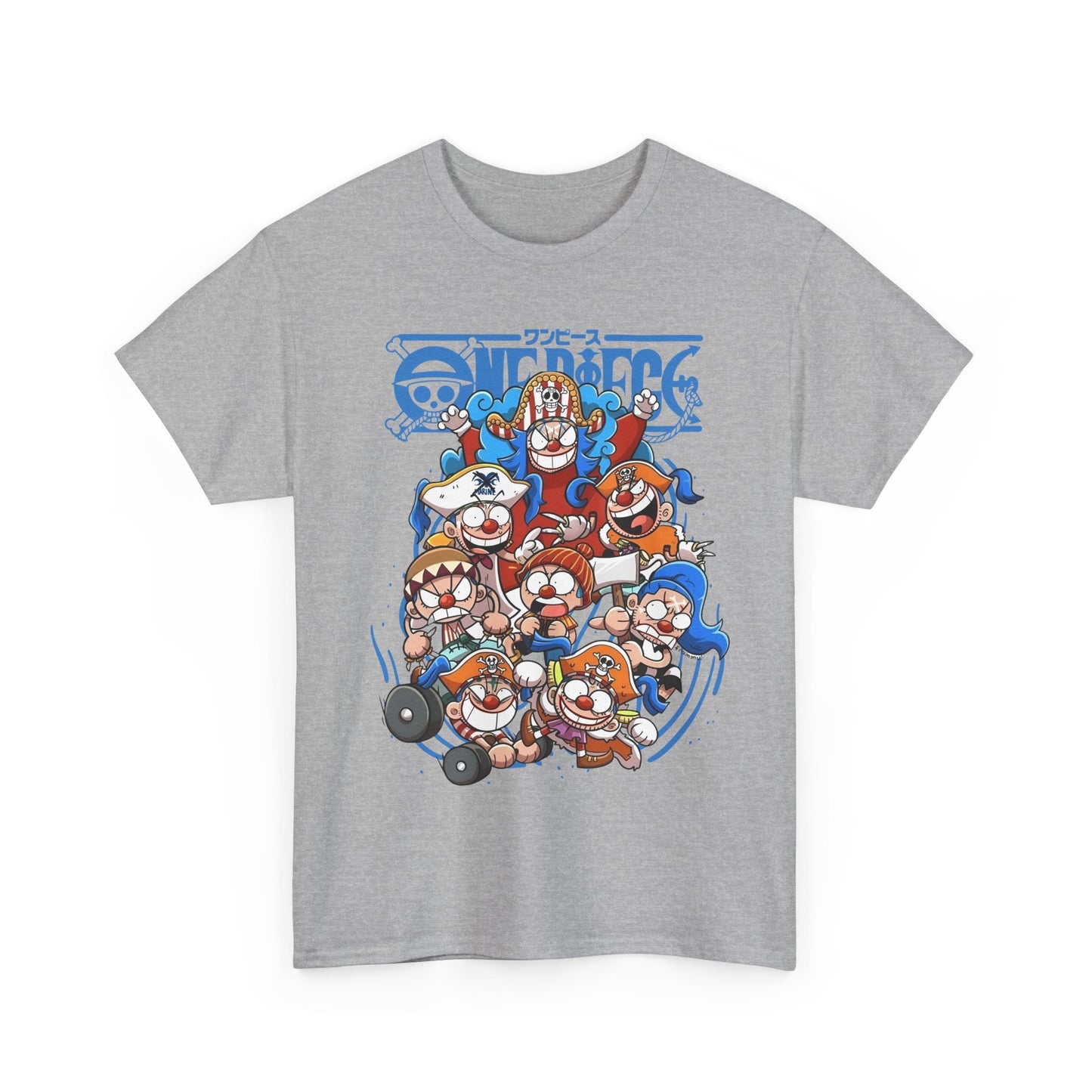 Buggy the Star Clown One Piece T-Shirt – 100% Cotton Anime Tee for Fans of the Grand Line