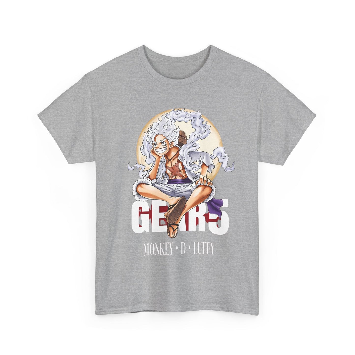 Monkey D. Luffy Gear 5 T-Shirt – 100% Cotton Anime Tee | One Piece Fan Apparel